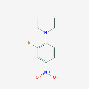 molecular formula C10H13BrN2O2 B1452726 2-Bromo-N,N-diethyl-4-nitroaniline CAS No. 1150271-18-3