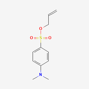 molecular formula C11H15NO3S B14527293 Prop-2-en-1-yl 4-(dimethylamino)benzene-1-sulfonate CAS No. 62305-73-1