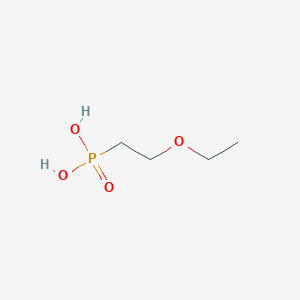 molecular formula C4H11O4P B14527305 (2-Ethoxyethyl)phosphonic acid CAS No. 62514-76-5
