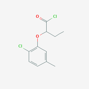 molecular formula C11H12Cl2O2 B1452735 2-(2-Chloro-5-methylphenoxy)butanoyl chloride CAS No. 1160257-40-8