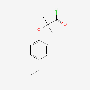 2-(4-Ethylphenoxy)-2-methylpropanoyl chloride