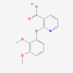 molecular formula C14H13NO5 B1452737 2-(2,3-Dimethoxyphenoxy)nicotinic acid CAS No. 1160264-58-3