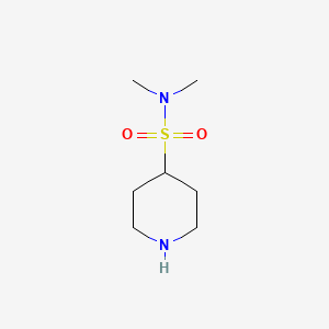 molecular formula C7H16N2O2S B1452738 N,N-dimethylpiperidine-4-sulfonamide CAS No. 956075-49-3