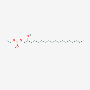 molecular formula C22H47O4P B14527391 Diethyl 2-hydroxyoctadecyl phosphite CAS No. 62392-08-9
