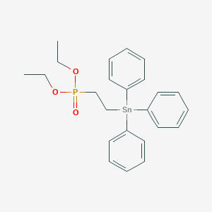 molecular formula C24H29O3PSn B14527398 Diethyl [2-(triphenylstannyl)ethyl]phosphonate CAS No. 62375-12-6