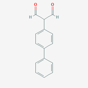 molecular formula C15H12O2 B145275 2-(4-Phenylphenyl)malondialdehyde CAS No. 125507-91-7