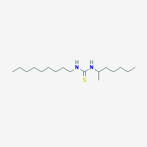 molecular formula C17H36N2S B14527556 N-Heptan-2-yl-N'-nonylthiourea CAS No. 62549-41-1