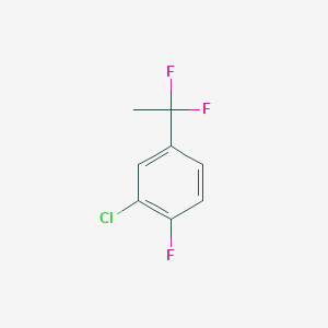2-Chloro-4-(1,1-difluoroethyl)-1-fluorobenzene