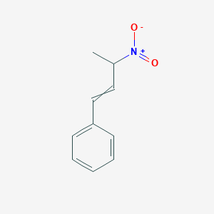 molecular formula C10H11NO2 B14527830 (3-Nitrobut-1-en-1-yl)benzene CAS No. 62753-11-1