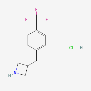 3-{[4-(Trifluoromethyl)phenyl]methyl}azetidine hydrochloride
