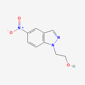 B1452800 2-(5-nitro-1H-indazol-1-yl)ethanol CAS No. 1056619-14-7