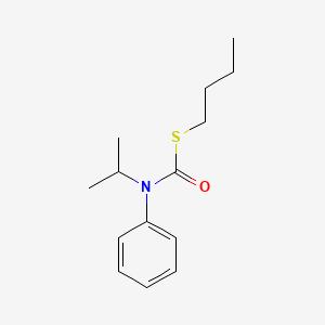 molecular formula C14H21NOS B14528059 S-Butyl phenyl(propan-2-yl)carbamothioate CAS No. 62604-19-7