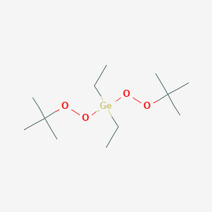 molecular formula C12H28GeO4 B14528090 Bis(tert-butylperoxy)(diethyl)germane CAS No. 62277-75-2