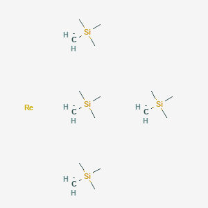 molecular formula C16H44ReSi4-4 B14528165 Methanidyl(trimethyl)silane;rhenium CAS No. 62534-83-2