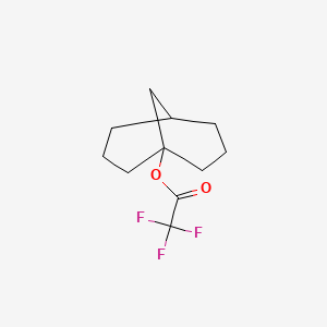 molecular formula C11H15F3O2 B14528185 Bicyclo[3.3.1]nonan-1-yl trifluoroacetate CAS No. 62702-22-1