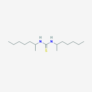 molecular formula C15H32N2S B14528222 N,N'-Diheptan-2-ylthiourea CAS No. 62549-30-8