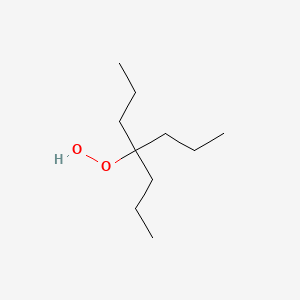 molecular formula C10H22O2 B14528248 4-Propylheptane-4-peroxol CAS No. 62696-05-3