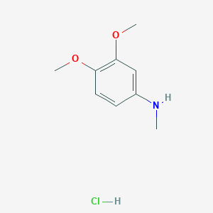 molecular formula C9H14ClNO2 B1452829 3,4-dimethoxy-N-methylaniline hydrochloride CAS No. 1209739-54-7