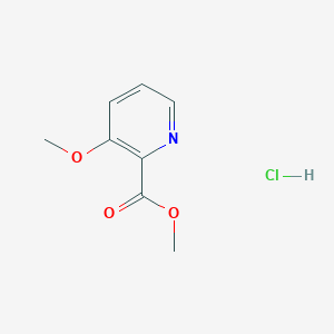molecular formula C8H10ClNO3 B14528336 Methyl 3-methoxypyridine-2-carboxylate;hydrochloride CAS No. 62734-00-3