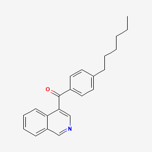 molecular formula C22H23NO B1452842 4-(4-Hexylbenzoyl)isoquinoline CAS No. 1187167-89-0