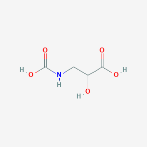 molecular formula C4H7NO5 B14528430 3-(Carboxyamino)-2-hydroxypropanoic acid CAS No. 62535-55-1