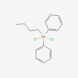 molecular formula C16H19AsCl2 B14528445 Butyl(dichloro)diphenyl-lambda~5~-arsane CAS No. 62375-07-9
