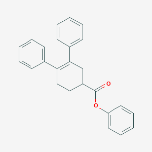 molecular formula C25H22O2 B14528482 Phenyl 3,4-diphenylcyclohex-3-ene-1-carboxylate CAS No. 62544-78-9