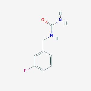 molecular formula C8H9FN2O B1452857 [(3-Fluorophenyl)methyl]urea CAS No. 1039852-38-4