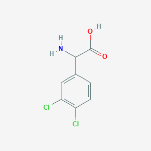 molecular formula C8H7Cl2NO2 B145287 2-Amino-2-(3,4-dichlorophenyl)acetic acid CAS No. 128349-50-8