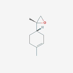 molecular formula C10H16O B14528822 Oxirane, 2-methyl-2-[(1S)-4-methyl-3-cyclohexen-1-yl]-, (2S)- CAS No. 62660-05-3