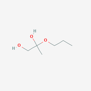molecular formula C6H14O3 B14528877 2-Propoxypropane-1,2-diol CAS No. 62748-11-2