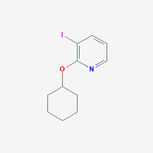 molecular formula C11H14INO B1452888 2-Cyclohexyloxy-3-iodopyridine CAS No. 902837-46-1