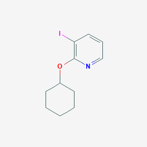 2-Cyclohexyloxy-3-iodopyridine