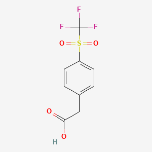 4-(Trifluoromethylsulfony)phenylacetic acid