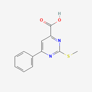 2-(Methylthio)-6-phenylpyrimidine-4-carboxylic acid