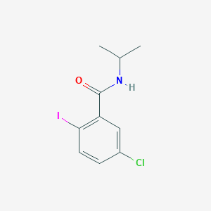 molecular formula C10H11ClINO B1452905 5-chloro-2-iodo-N-(propan-2-yl)benzamide CAS No. 1147836-22-3