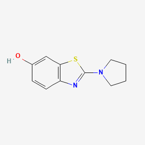 2-Pyrrolidin-1-yl-1,3-benzothiazol-6-ol