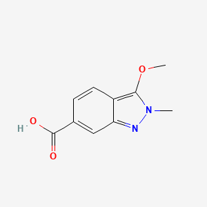 3-methoxy-2-methyl-2H-indazole-6-carboxylic acid