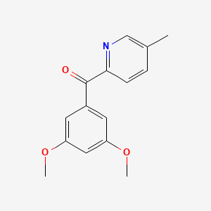 2-(3,5-Dimethoxybenzoyl)-5-methylpyridine