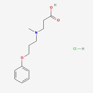 3-[Methyl(3-phenoxypropyl)amino]propanoic acid hydrochloride