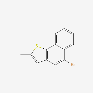 molecular formula C13H9BrS B14529232 5-Bromo-2-methylnaphtho[1,2-B]thiophene CAS No. 62615-38-7