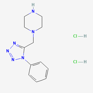 1-[(1-phenyl-1H-tetrazol-5-yl)methyl]piperazine dihydrochloride