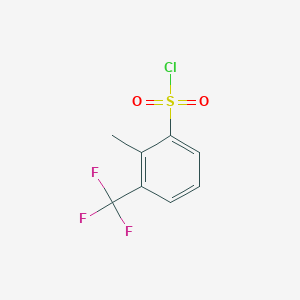 2-Methyl-3-(trifluoromethyl)benzenesulfonyl chloride