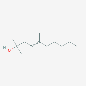 molecular formula C13H24O B14529332 2,5,9-Trimethyldeca-4,9-dien-2-ol CAS No. 62486-75-3