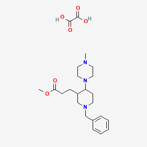 Methyl 3-[1-benzyl-4-(4-methylpiperazin-1-yl)-piperidin-3-yl]propanoate oxalate