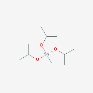 molecular formula C10H24O3Sn B14529353 Methyltris[(propan-2-yl)oxy]stannane CAS No. 62720-39-2