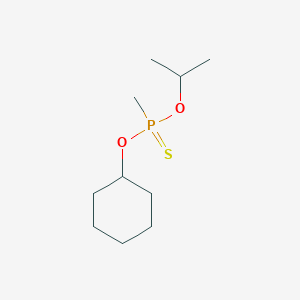 molecular formula C10H21O2PS B14529463 O-Cyclohexyl O-propan-2-yl methylphosphonothioate CAS No. 62507-66-8