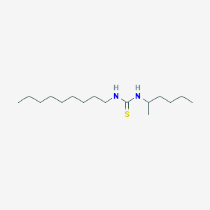 molecular formula C16H34N2S B14529474 N-Hexan-2-yl-N'-nonylthiourea CAS No. 62549-40-0