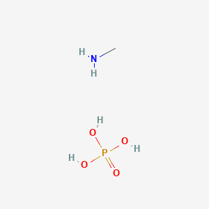 molecular formula CH8NO4P B14529525 Methanamine;phosphoric acid CAS No. 62729-93-5
