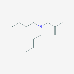 molecular formula C12H25N B14529540 N-Butyl-N-(2-methylprop-2-en-1-yl)butan-1-amine CAS No. 62721-69-1